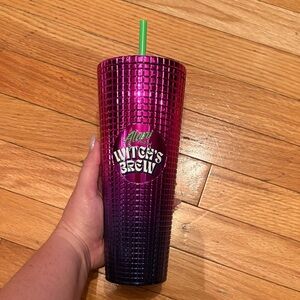 Witch’s Brew Tumbler with Green Straw